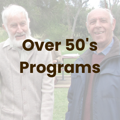 Icon for Over 50's Programs link